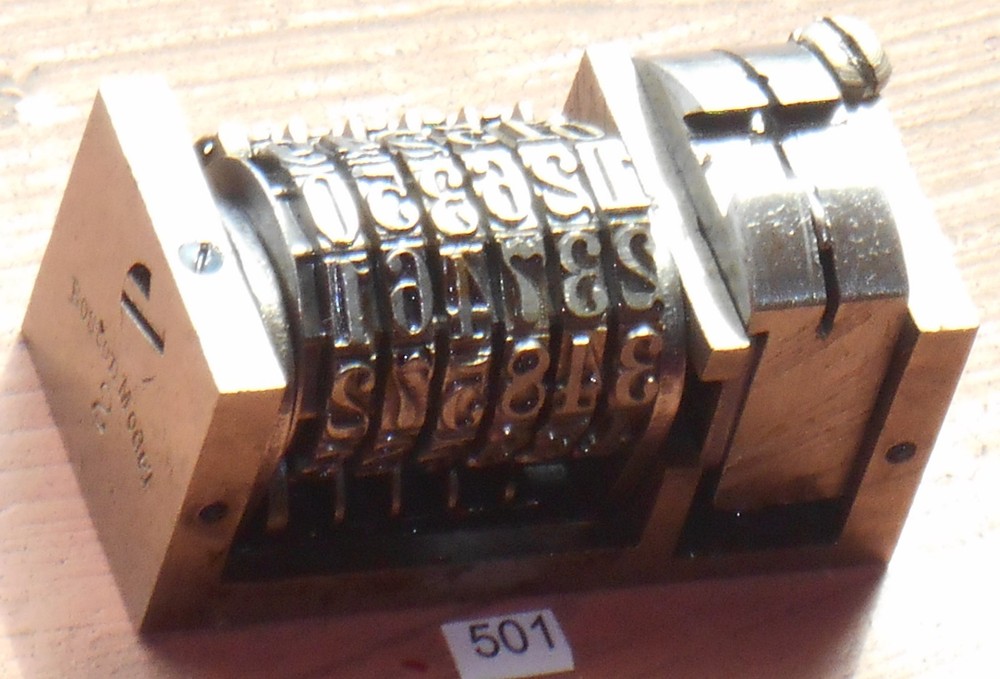 Letterpress Numbering Machine (BOSTON)