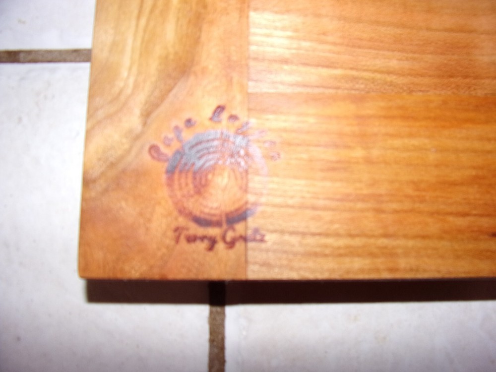 DECORATIVE CHARCUTERIE CUTTING BOARD SOLID CHERRY WEDDING CHRISTMAS HANDMADE