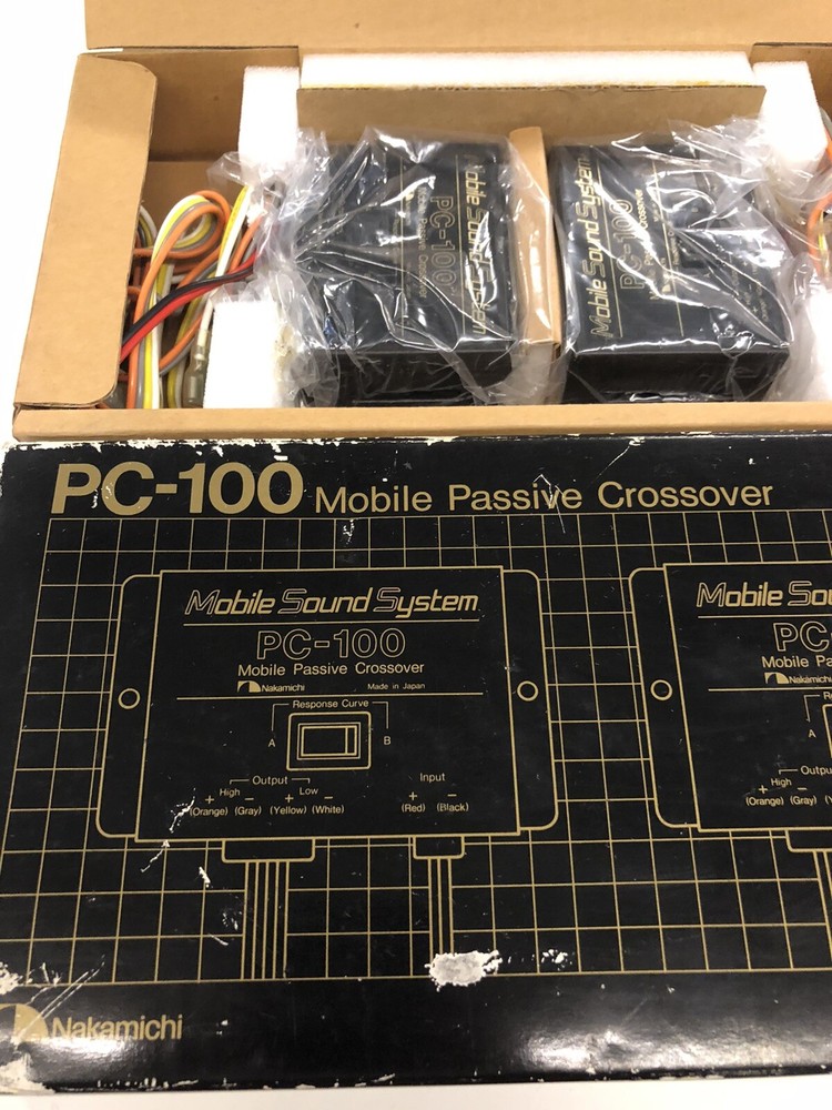 NEW NAKAMICHI PC-100 MOBILE 2 WAY PASSIVE CROSSOVER