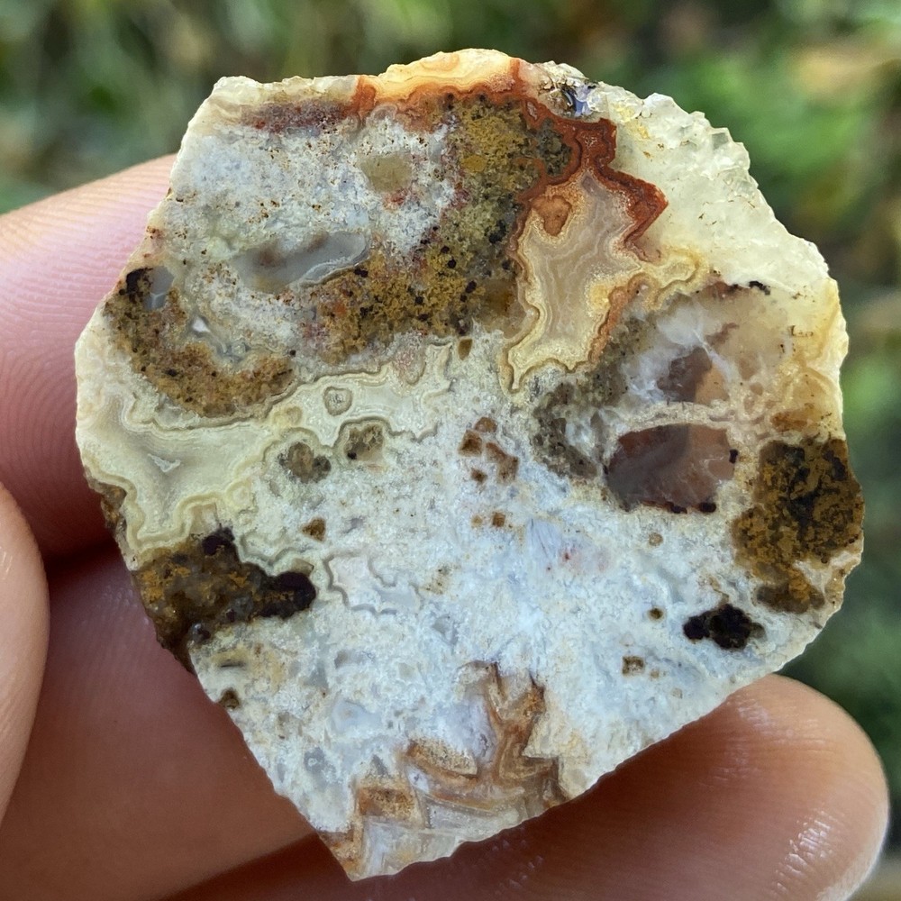 4 Pc Thin Lapidary Slabs 1.74 Oz