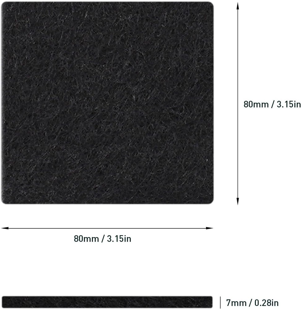 EKO Trash Can Odor Filter Refills for and Compost Bin, Activated...