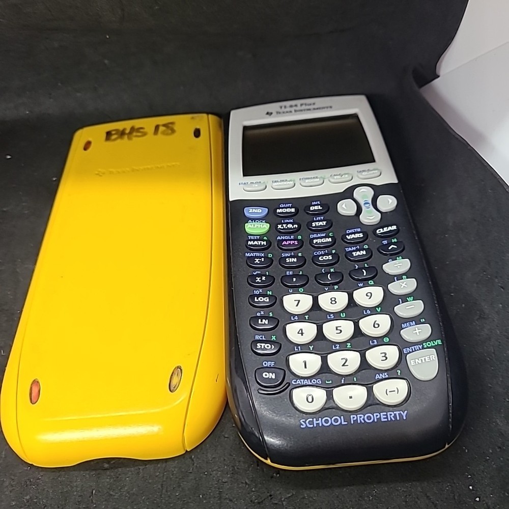 TI-84 Plus Graphing Calculator - With Covers - Tested & Working #102
