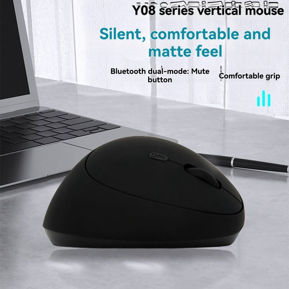 Ergonomic Mouse, Bluetooth Vertical Mouse, Rechargeable , Quiet Clicks,7581