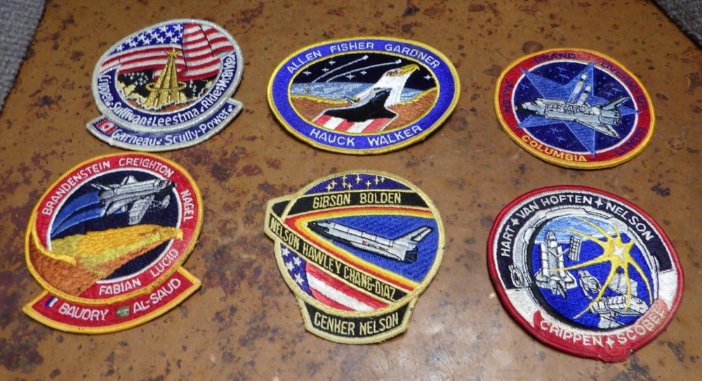 29 Vintage Mostly Space Shuttle Related Patches C2
