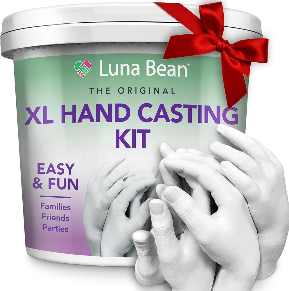 Luna Bean Hand Casting set for Couples – Original Mold, Wedding & Anniversary