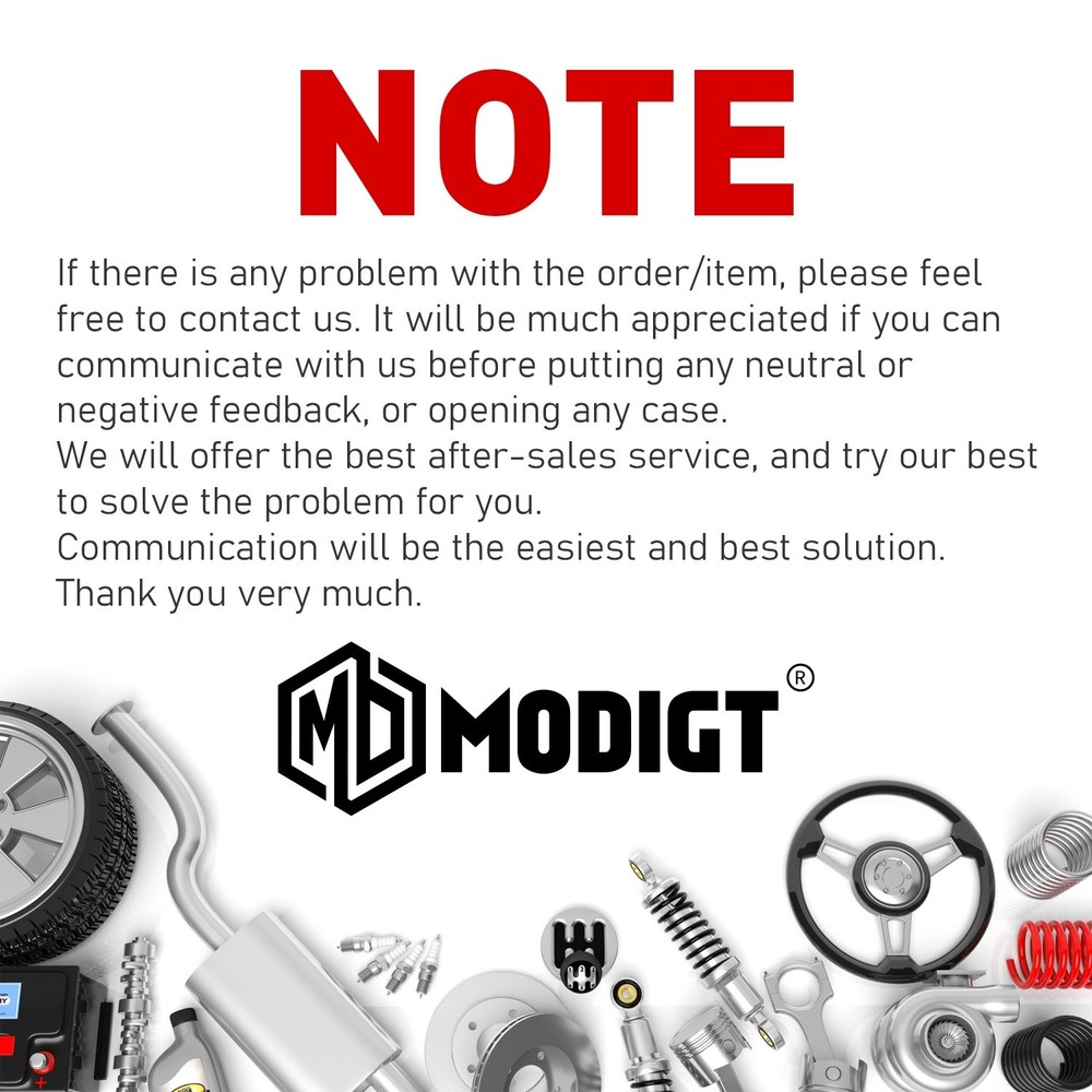 MODIGT 6.7" 0.4"Thick Charcoal filter Easy Installation Effective Odor Blocking