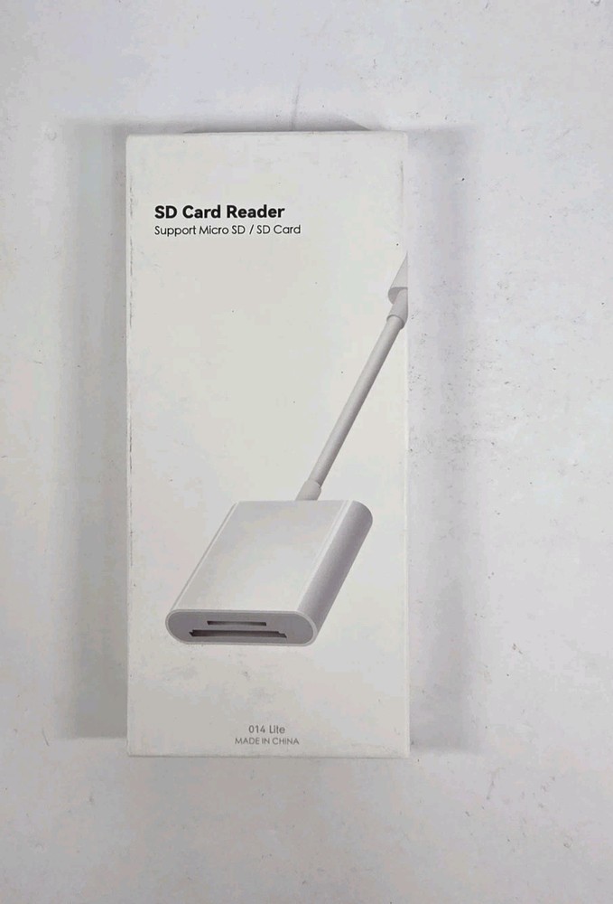 SD Card Reader for iPhone iPad & USB-C Dual Connector Support SDbMicroSD Cards