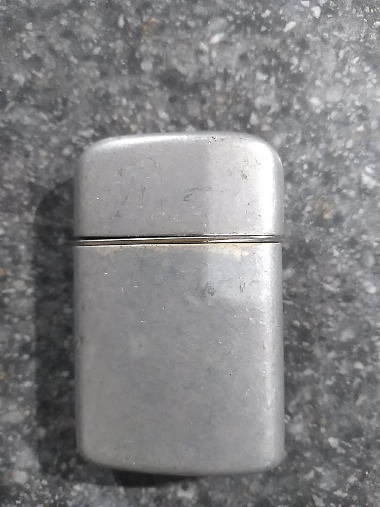 Old Vtg Collectible Ronson Cigarette Lighter Silver Tone