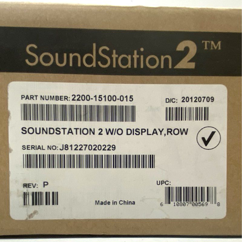 Polycom SoundStation 2 Conference Phone