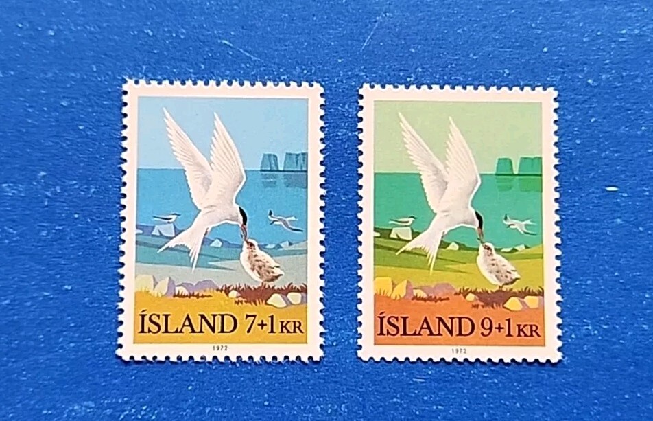 Iceland Stamps, Scott B23-B24 Complete Set MLH