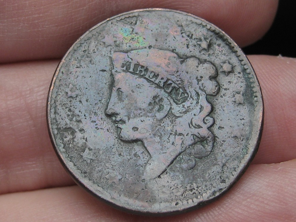 1836 Matron Head Modified Large Cent- Good/VG Details