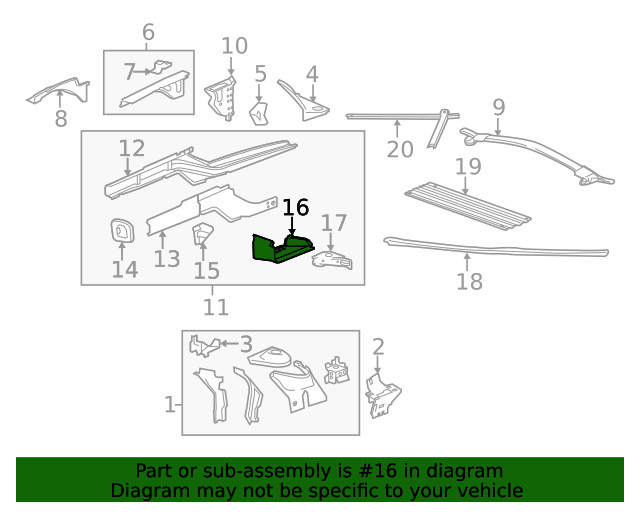 Genuine GM Outrigger 92234901