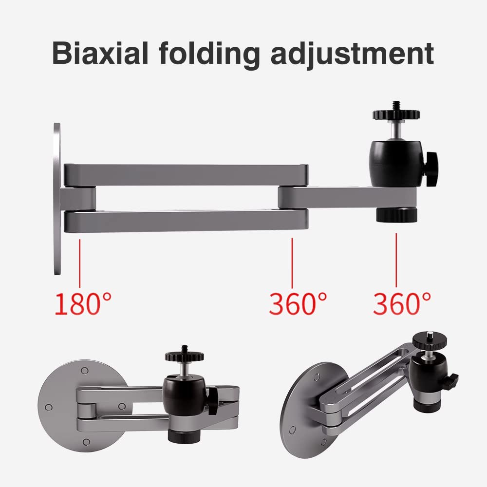 Foldable Projector Wall Mount Universal Adjustable Ceiling Wall Projector Mou...