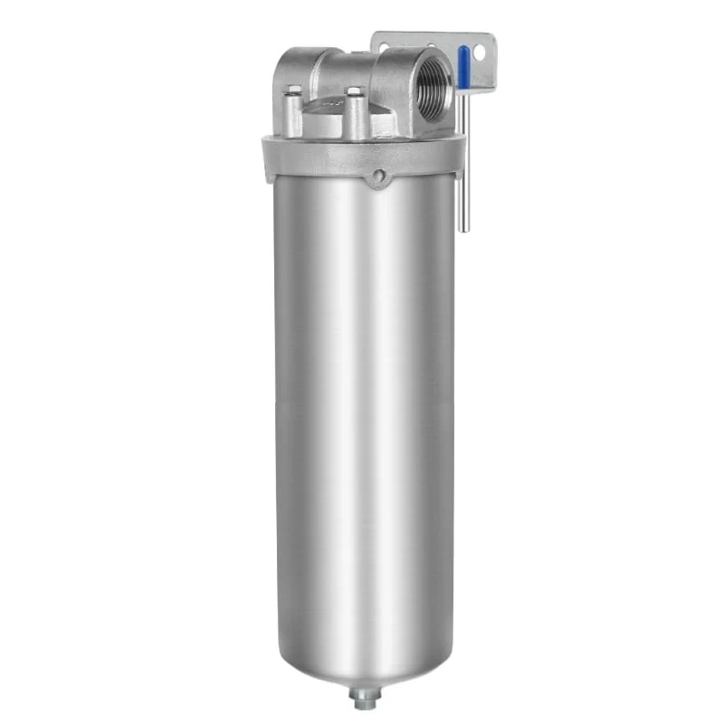 Amwater NSF 42 Stainless Steel 2.5"x10" Water Filter Housings