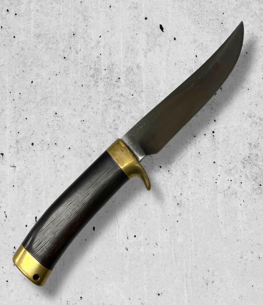 Robert Parish 17 Fixed Blade Knife w/ Leather Sheath
