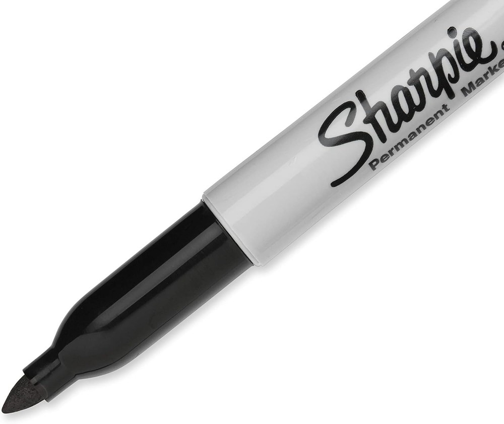 Sharpie Fine Point Permanent Marker Black 2 Pack Retail Packaging