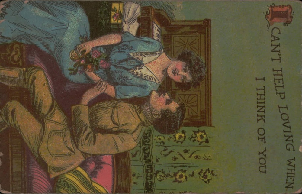 Postcard Vintage love postcard