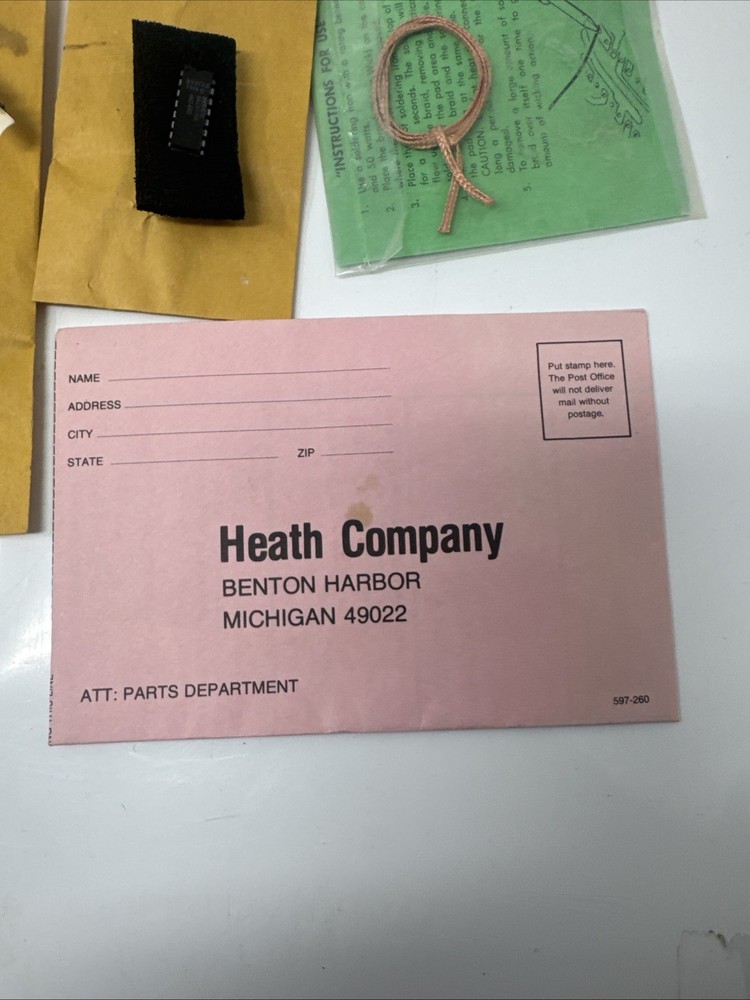 Heathkit Model VFA-2031-3 Auto Patch Encoder Set Unassembled Radio Vintage Ham