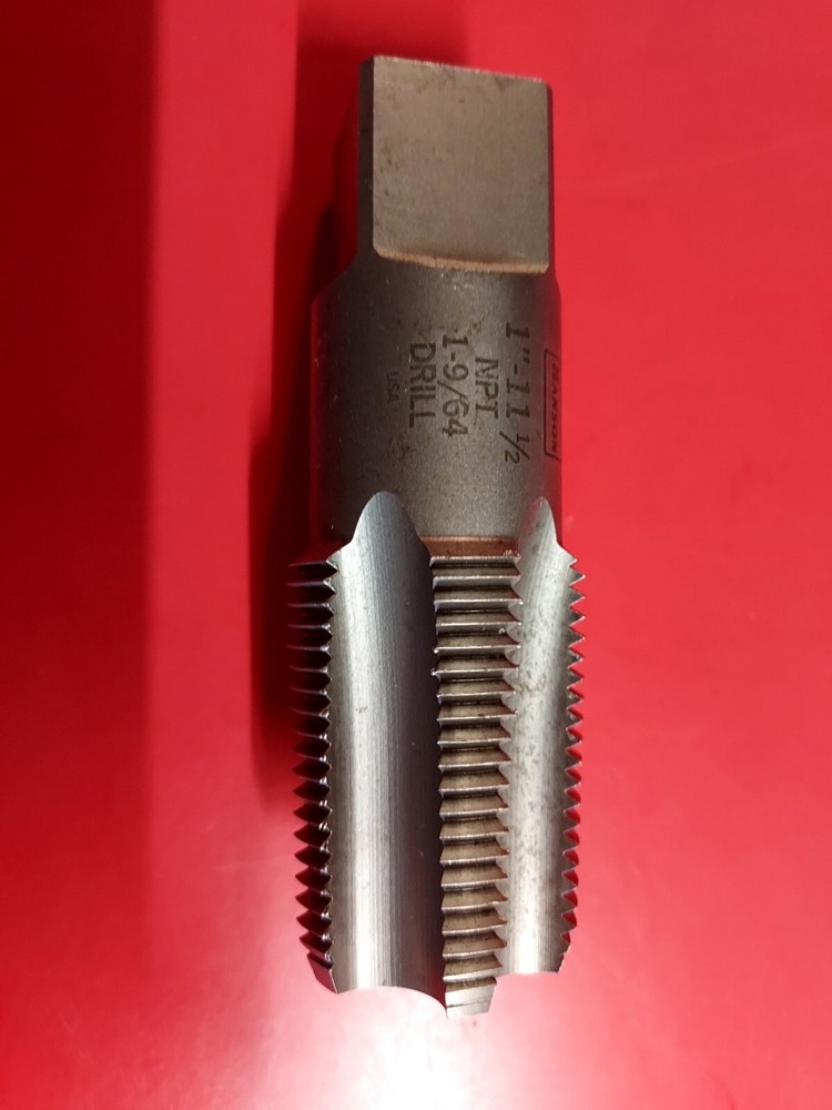Hanson 1-11-1/2 Npt Tap 1-9/64 Drill USA