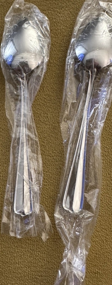 Oneida - Gala / Impulse - USA - Stainless - (2) Teaspoons - New In Package