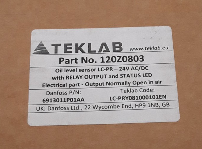Teklab Level Sensor 120Z0803 Danfoss 6913011P01AA