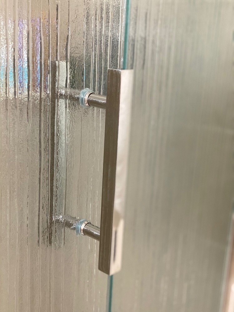 Shower Door Handle - 8" Square Ladder Pull (NEW STYLE)