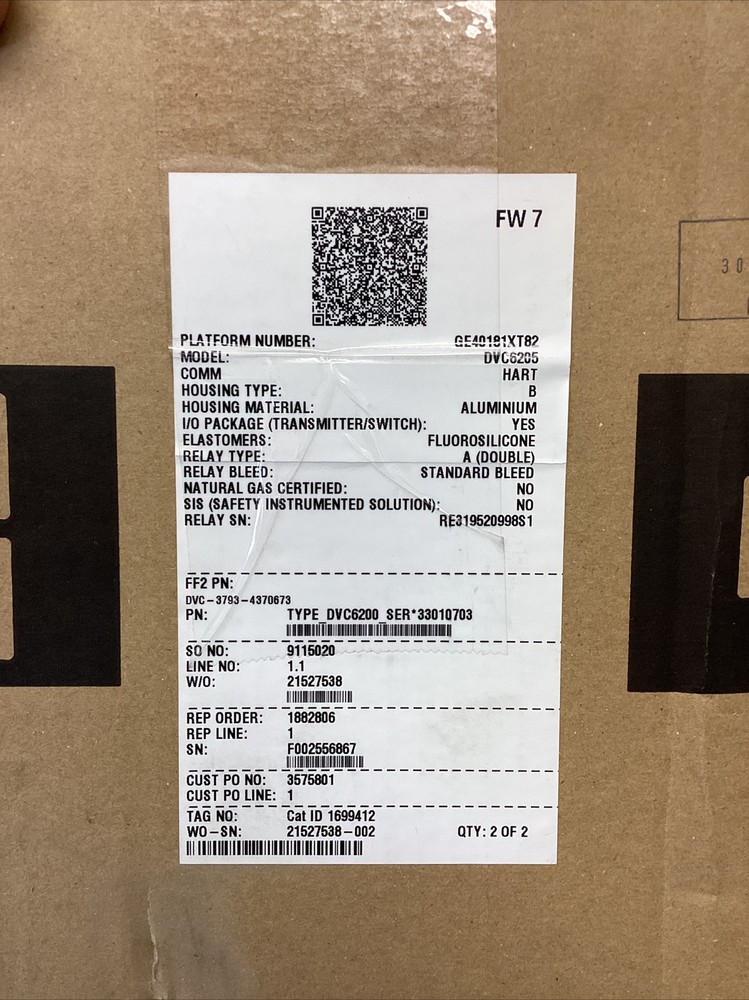 Fisher Valve Positioner DVC6205 HART Digital Controller NIB