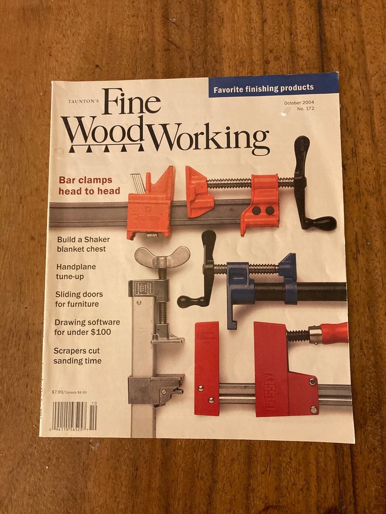 Fine Woodworking Magazines, Issue 172 October 2004