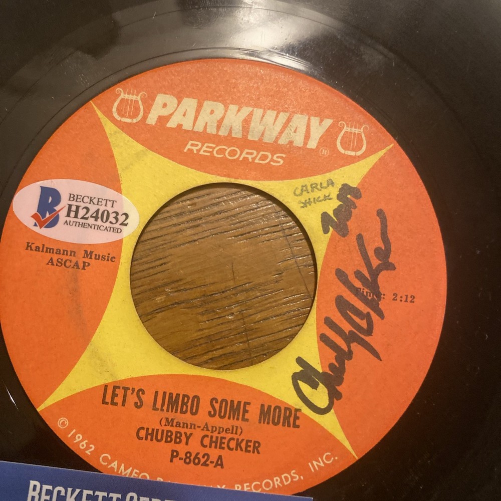 Chubby Checker Signed Autographed Beckett BAS Let’s Limbo Some More Record