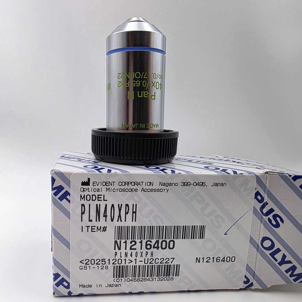 Olympus Objective Microscope Plan N 40x Ph2 Phase Contrast *New*