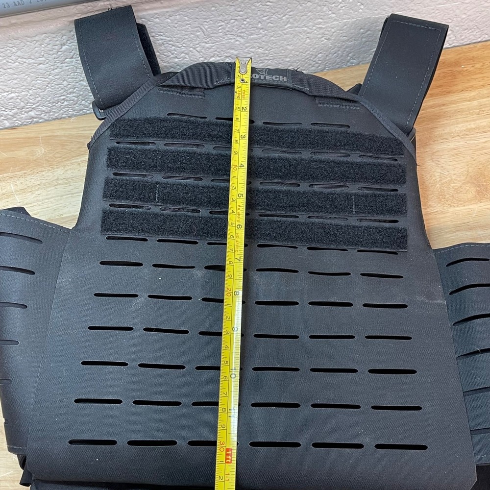 PROTECH Tactical Armor Plate Rack Carrier SHIFT AWS QRS Medium Black Webless