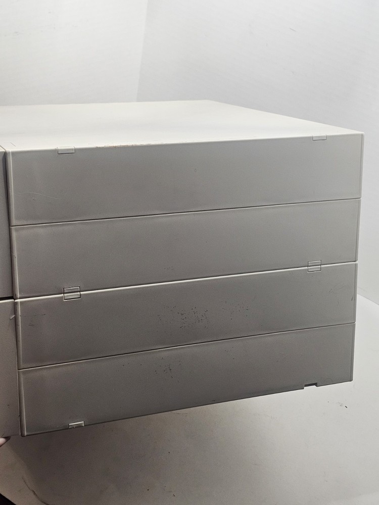 Vintage Exponent Media Storage System Floppy Disk Organizer (HAS KEY) READ!!!