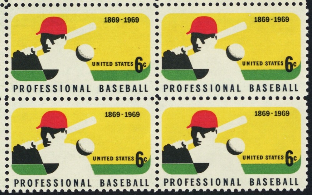 1381, Mint NH 6¢ HUGE Color Shift Error Block With Normal - Stuart Katz