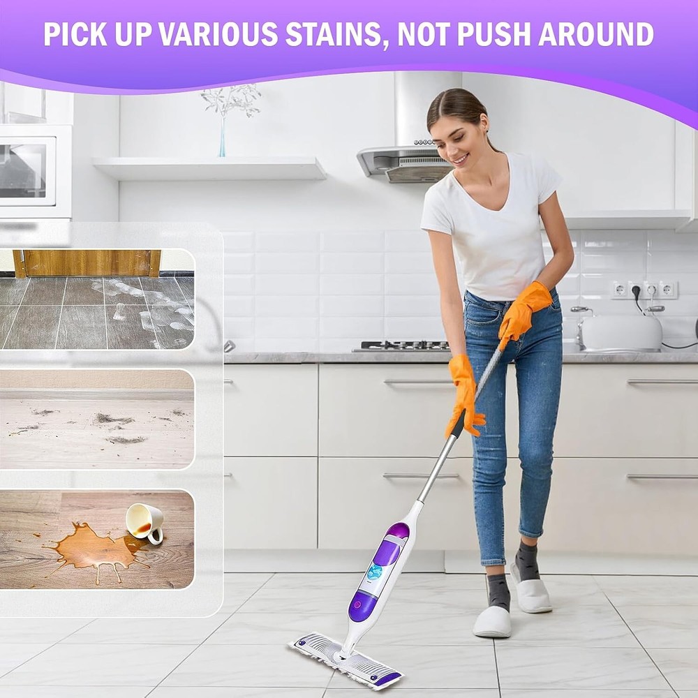 PowerMop Pad Refills - 25 Disposable Cleansing Pads for Multi-Surface Perfection