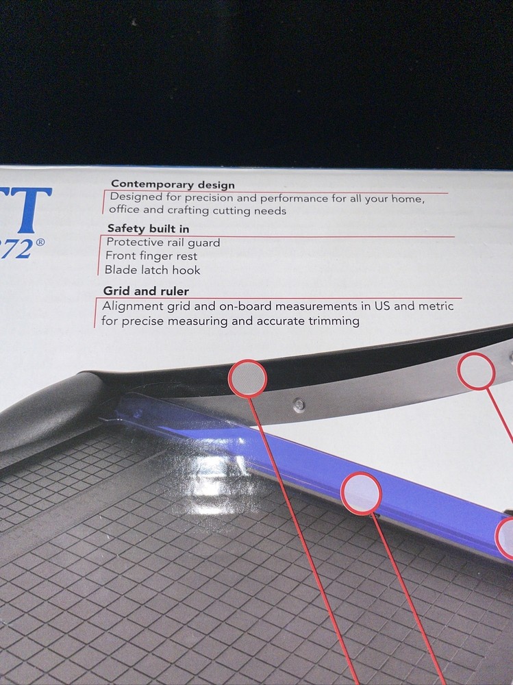 New Wescott EasyCut Guillotine trimmer, medium duty, with box