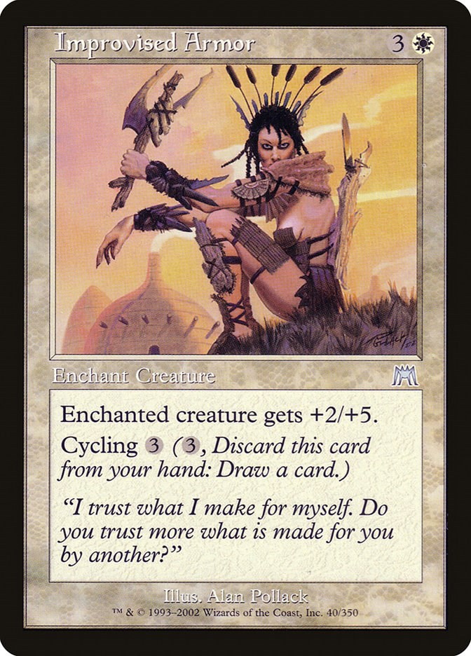 Improvised Armor Onslaught 40 MTG MP