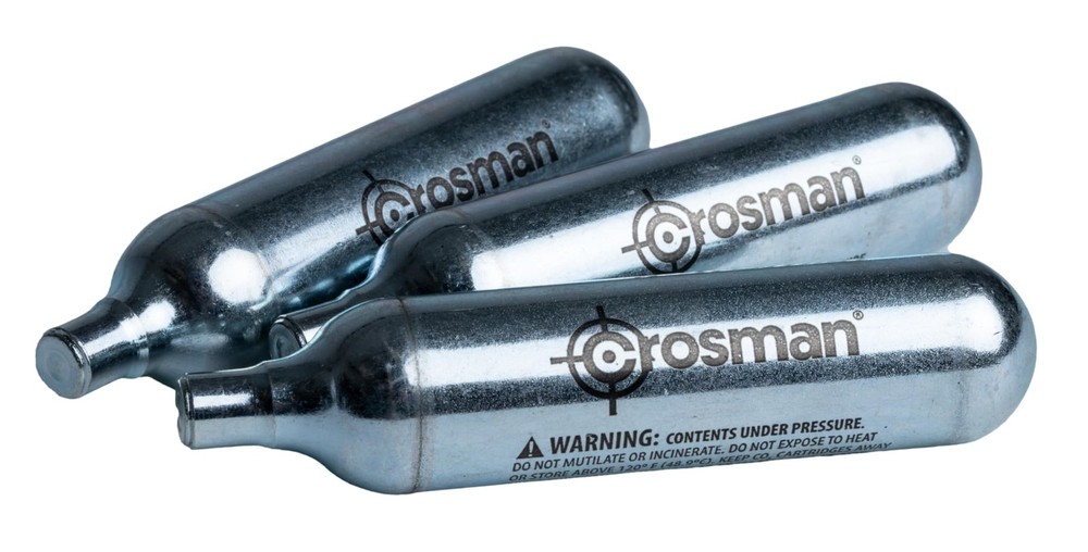 Crosman 12 Gram CO2 Cartridges, 40 Pack