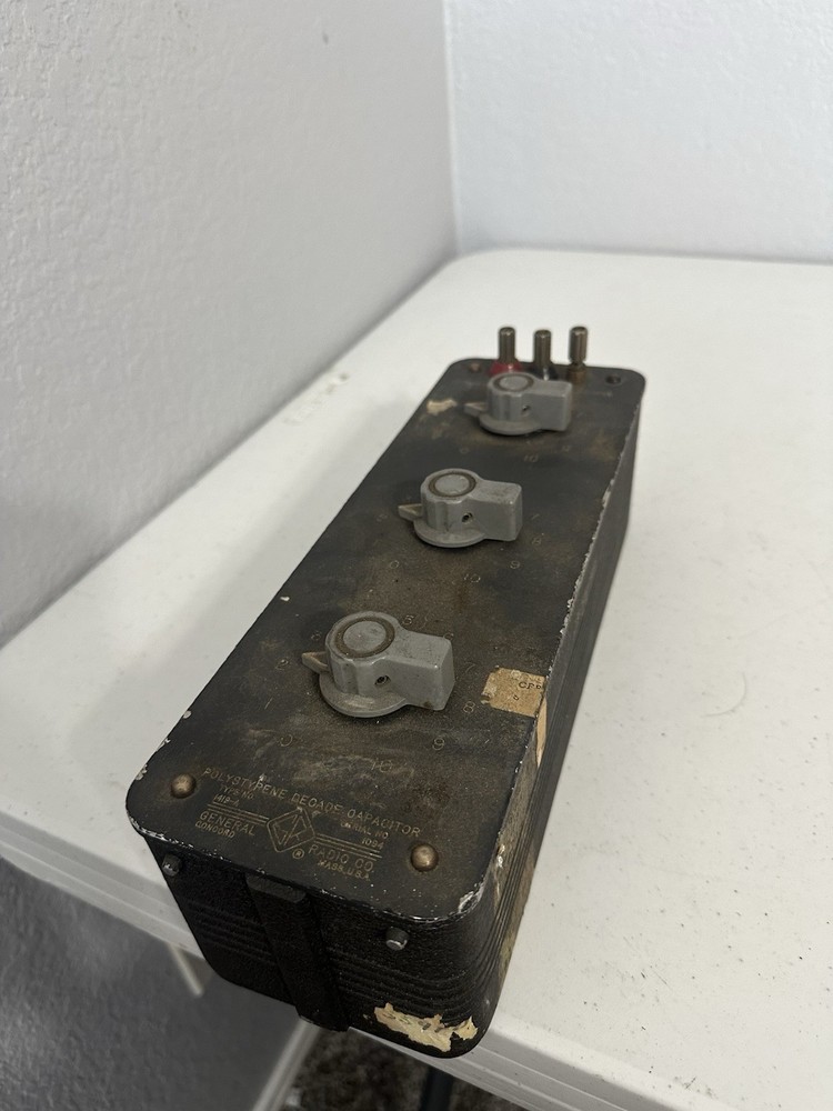 General Radio Company Polystyrene Decade Capacitor , AS IS UNTESTED