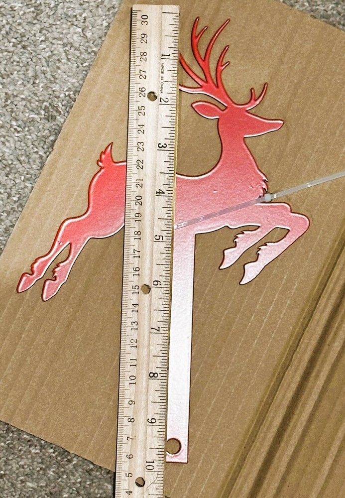 Mailbox Flag Replacement Metal Deer / Elk Silhouette Decorative Gift