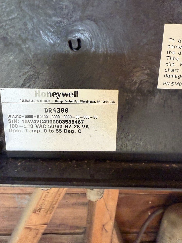 HONEYWELL DR4500 CHART RECORDER