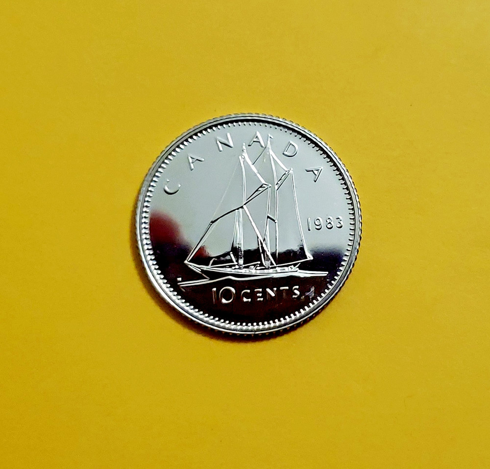 1983 Canadian Proof Like Dime