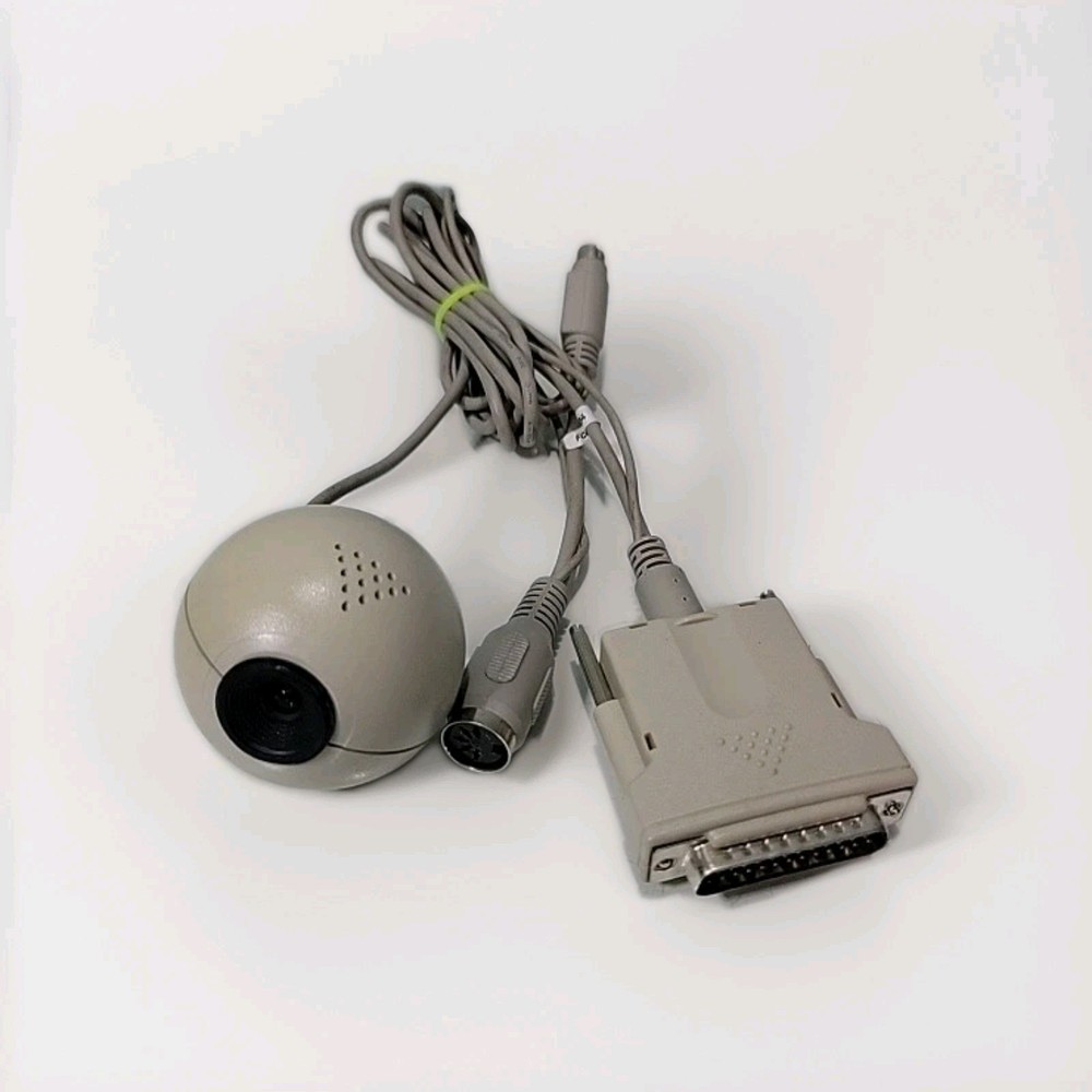 Connectix QuickCam Parallel Port Webcam – Early PC/Mac Camera 1990s
