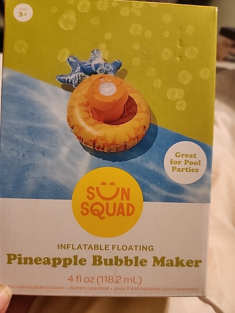 2! Inflatable Floating Pineapple Bubble Maker Machine POOL PARTY!
