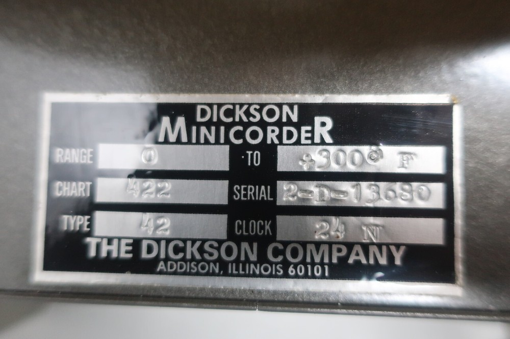 Dickson TYPE 42 Minicorder Chart Recorder