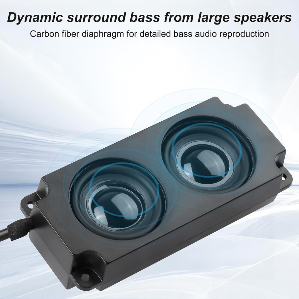 Motherboard 9 Pin USB Computer Stereo Speaker For PC Desktop Internal Hidden DIY