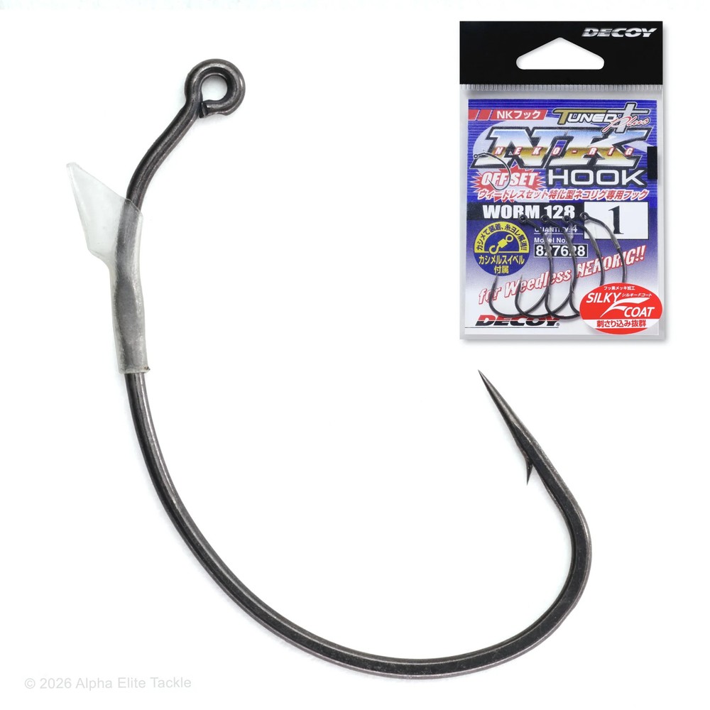 Decoy NK Offset Neko Rig Hook Worm 128