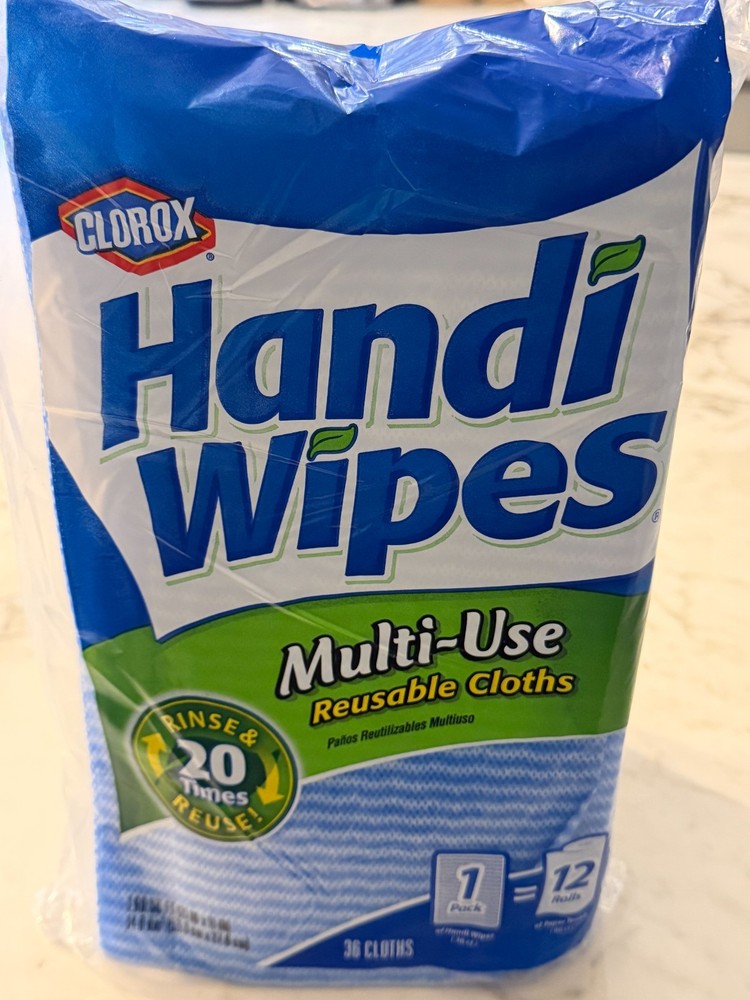 Handi Wipes clorox Multi-Use Reuseable cloths, 36 Count