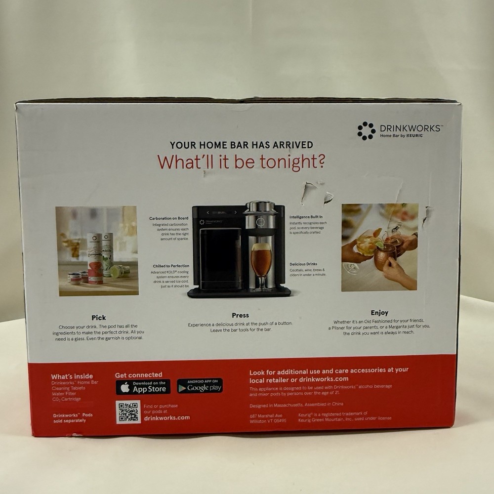 Keurig Drinkworks Home Bar Drinkmaker - Black