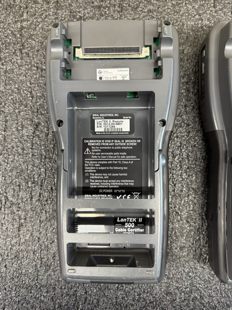 Ideal LanTEK II Cable Certifier Tester 500 MHz Testing Unit "READ"