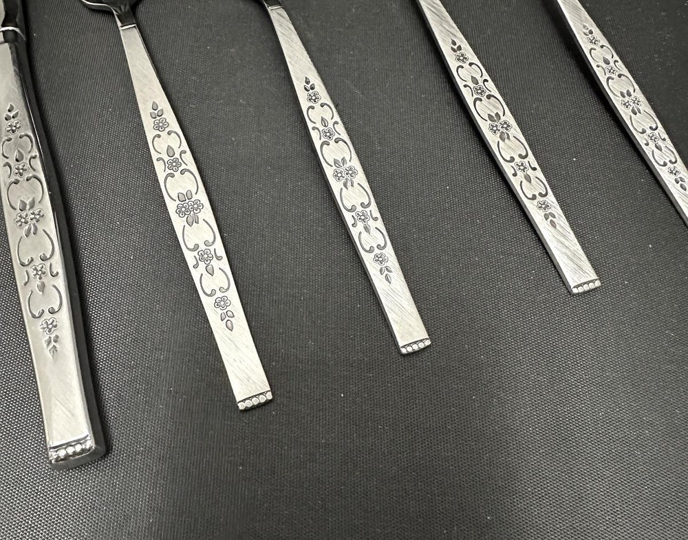 5 Piece Place Setting EXCELLENT Oneida SPANADA Stainless Flatware Rogers Premier